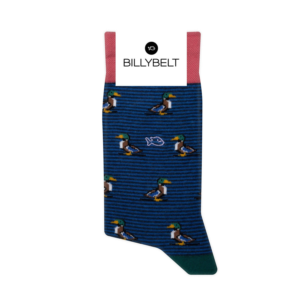 Chaussettes en coton peigné animaux - Canard Colvert – vue produit 1