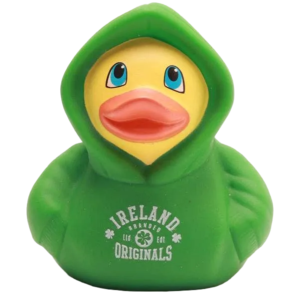 Felpa con cappuccio Anatra Irlanda - Verde