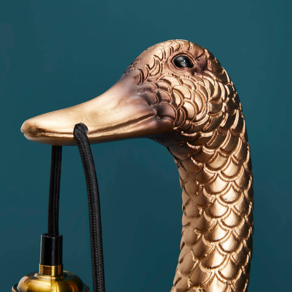 Duck wall light “Son of a Duck” Gold