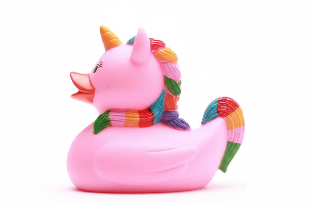 Anatra Unicorno Rosa Arcobaleno