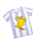 T-shirt a righe Bambino Flida il Papero con Gelati