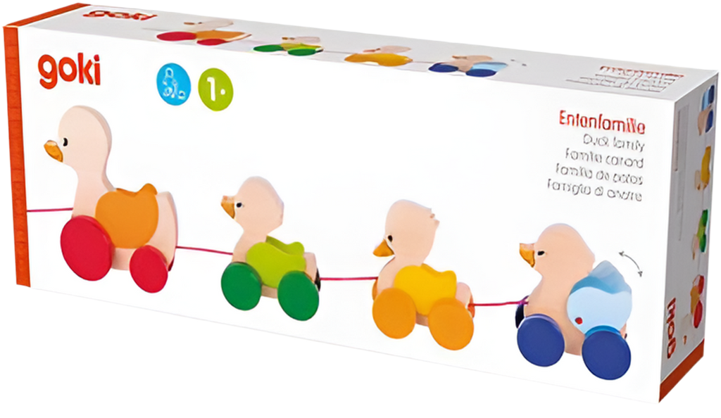 Animal à tirer - Grande Famille Canard