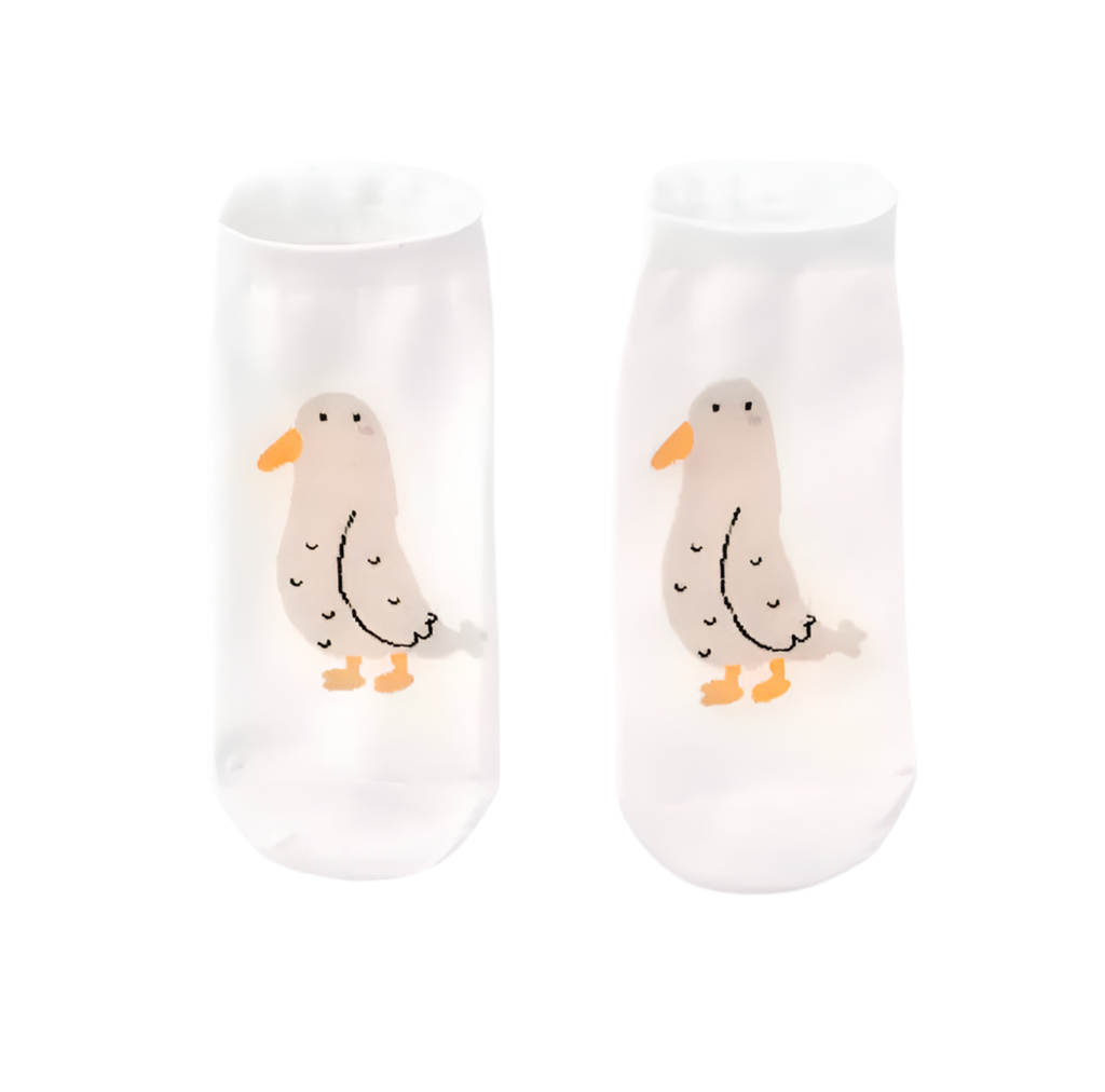 Socquettes Canard Gris