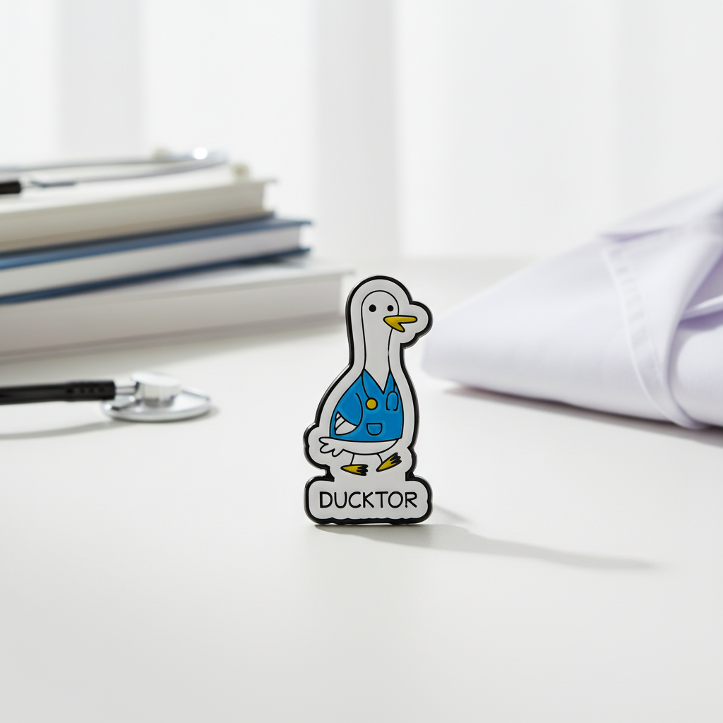 Pin's Canard Blanc Ducktor