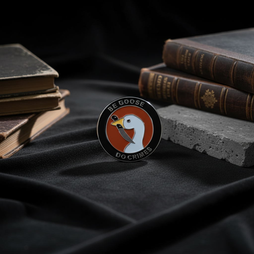 "Be Goose do Crime" Goose Pin
