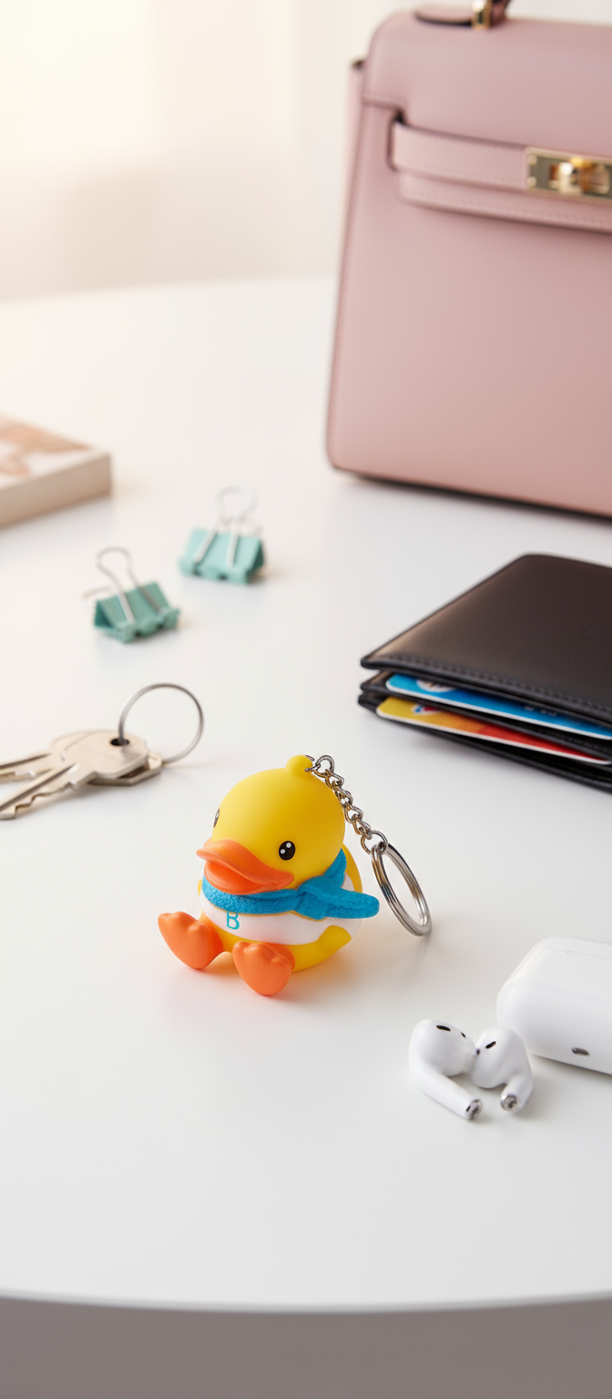 Porte-Clés Canard Hiver