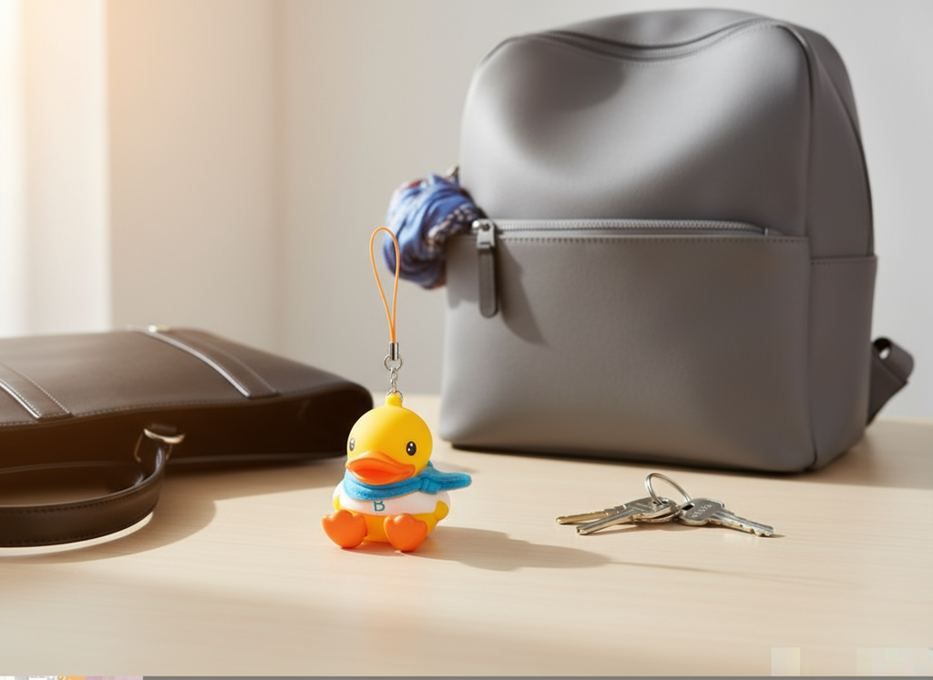 Porte-Clés Canard Hiver
