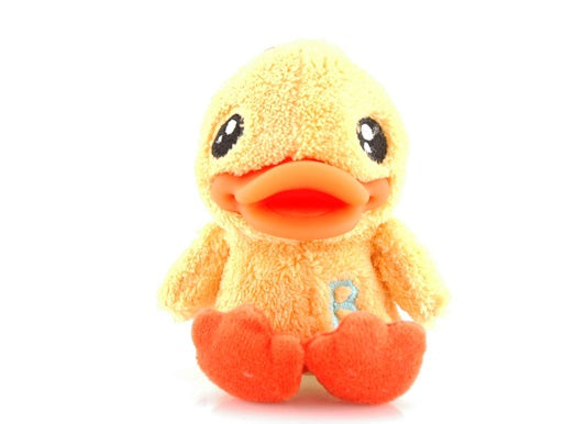 Portachiavi Anatra Peluche Giallo