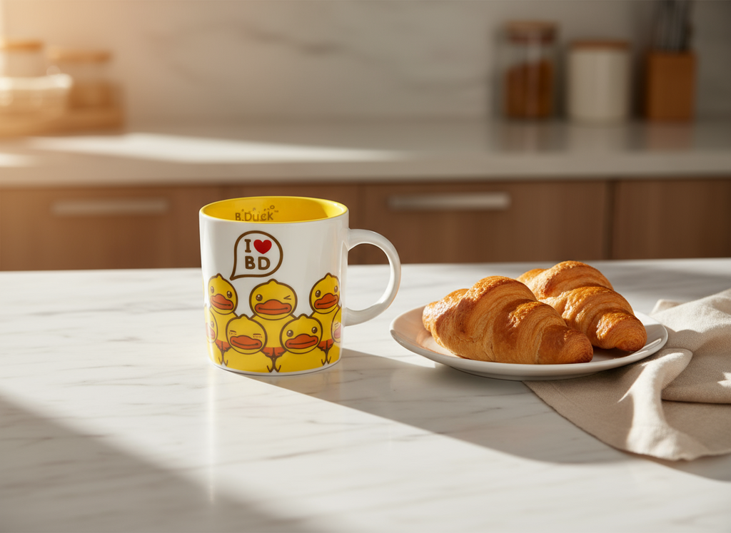 I Love Comics Duck Mug