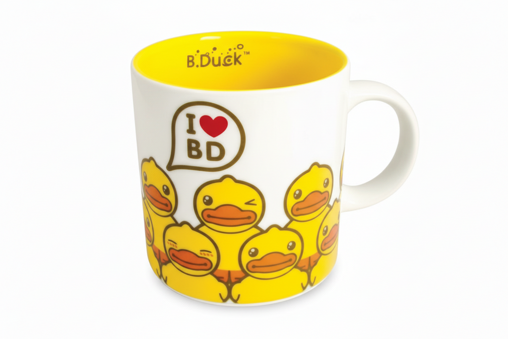 I Love Comics Duck Mug