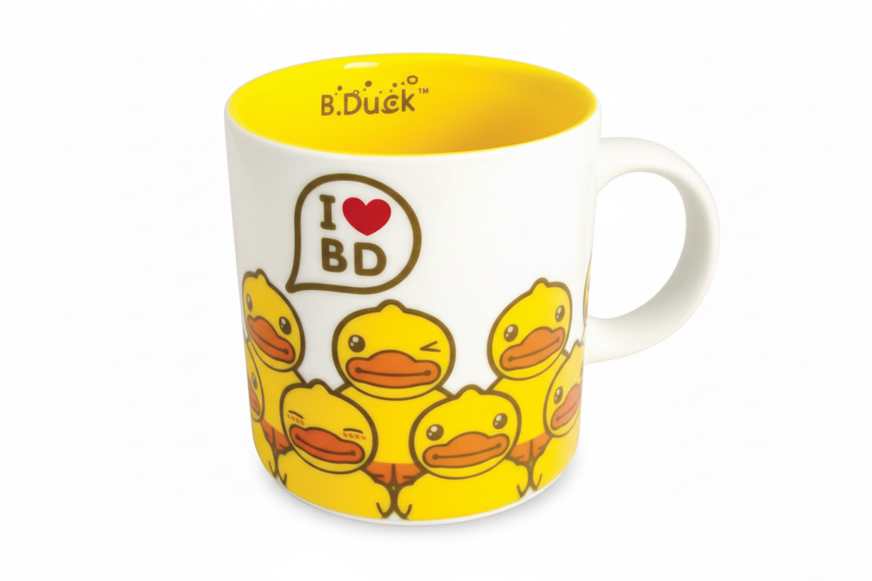 I Love Comics Duck Mug