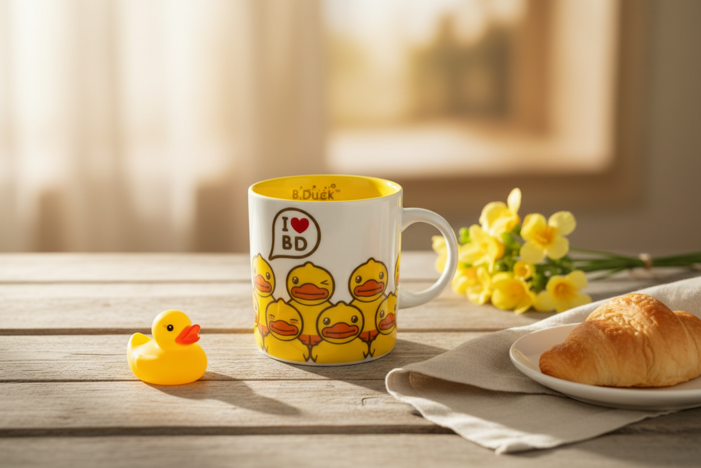 I Love Comics Duck Mug