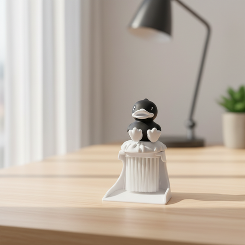 Brosse de Nettoyage Clavier Canard Noir