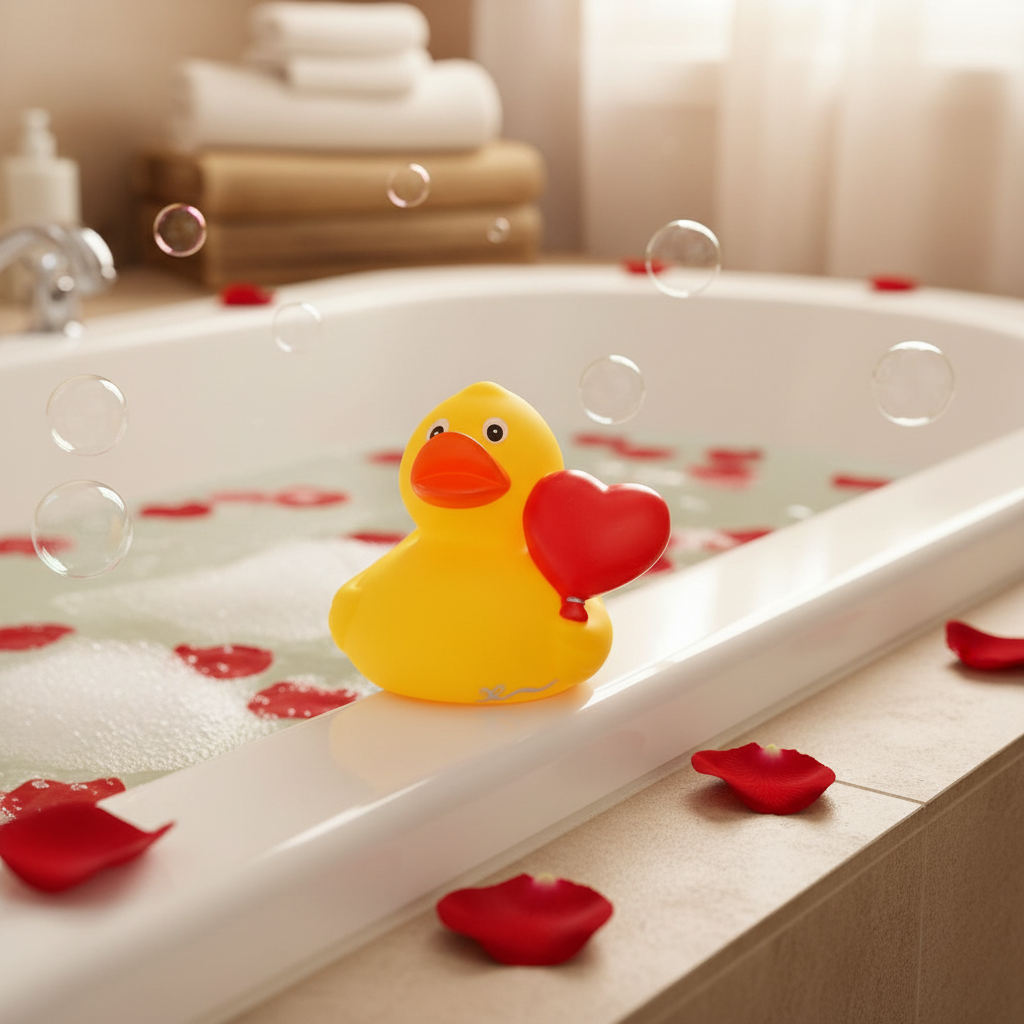 Heart Balloon Duck