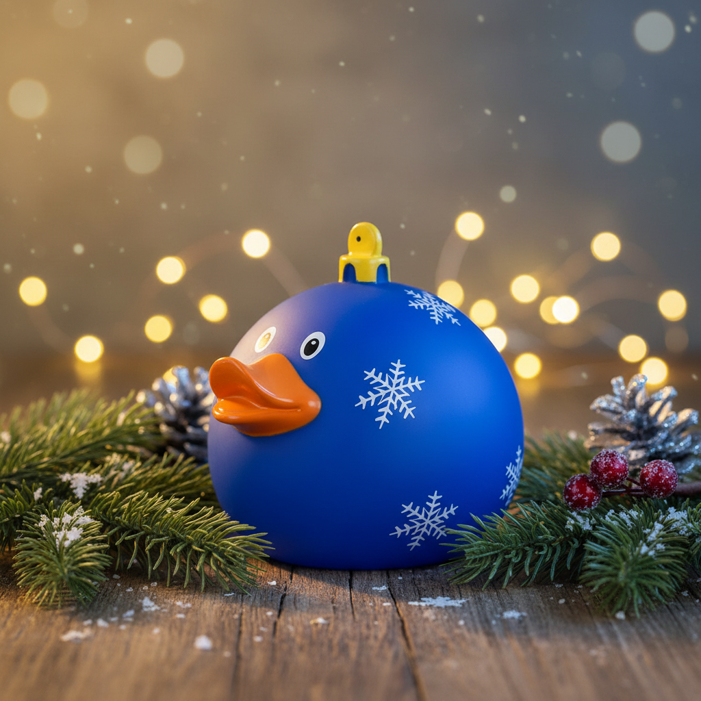 Blue Duck Christmas Bauble