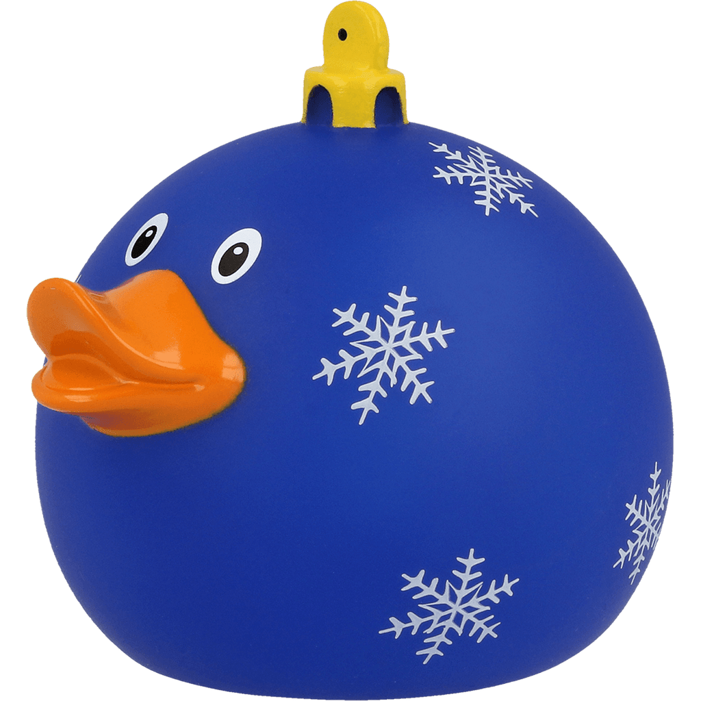 Canard Bleu Boule de Noël Lilalu - Canard de Bain