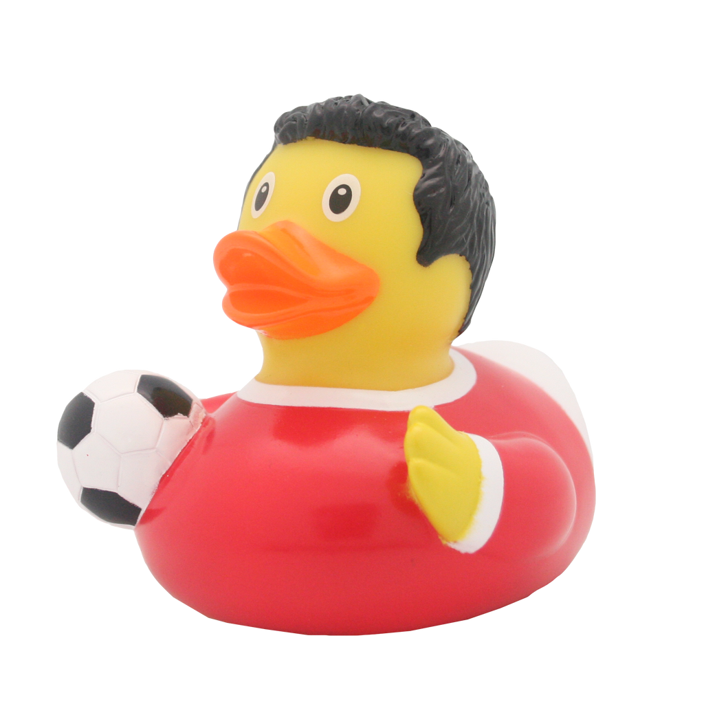 Canard Footballeur Rouge