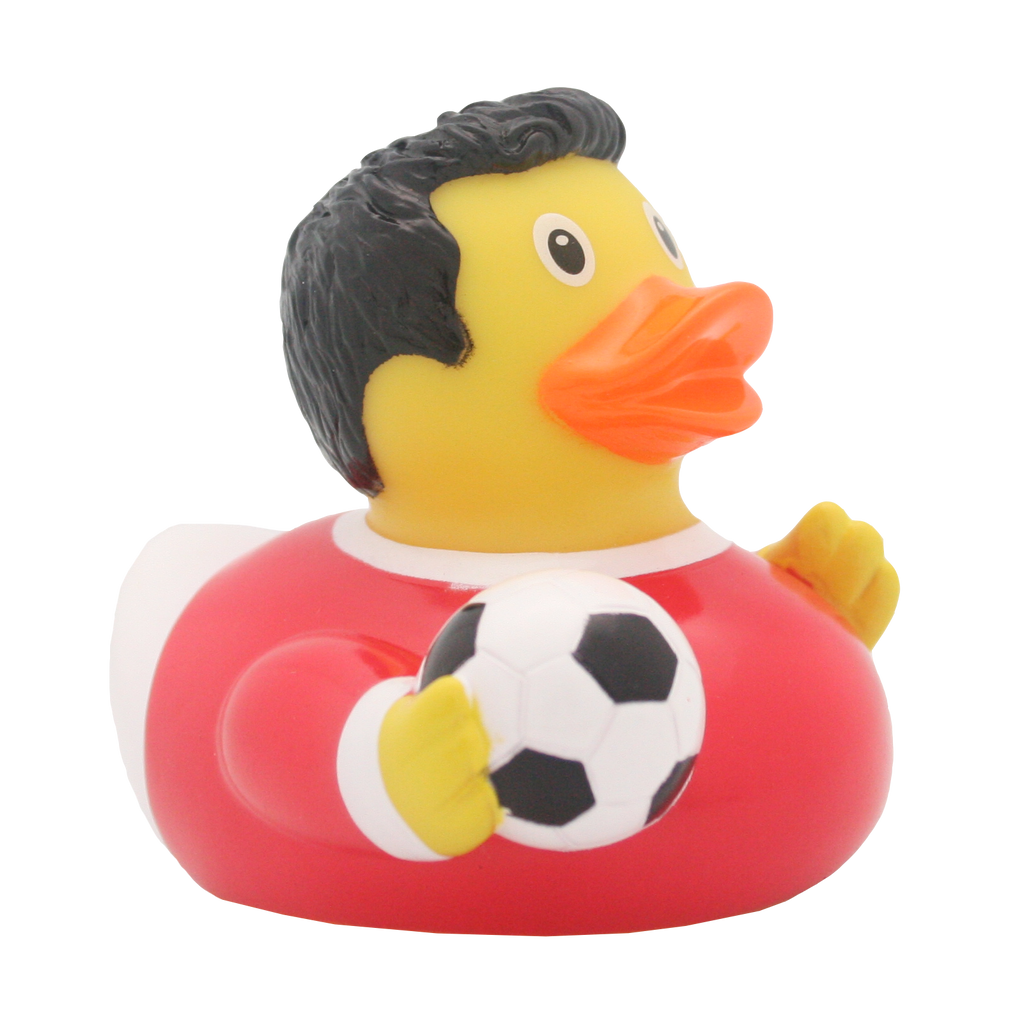Canard Footballeur Rouge