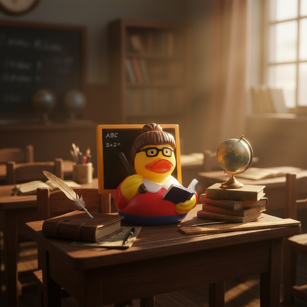 Anatra Maestra di Scuola