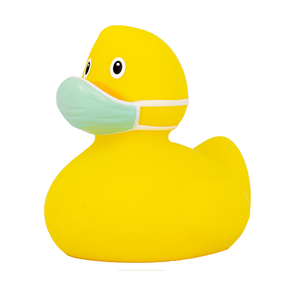 Canard Masque Chirurgical Jaune