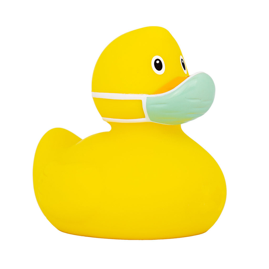 Canard Masque Chirurgical Jaune