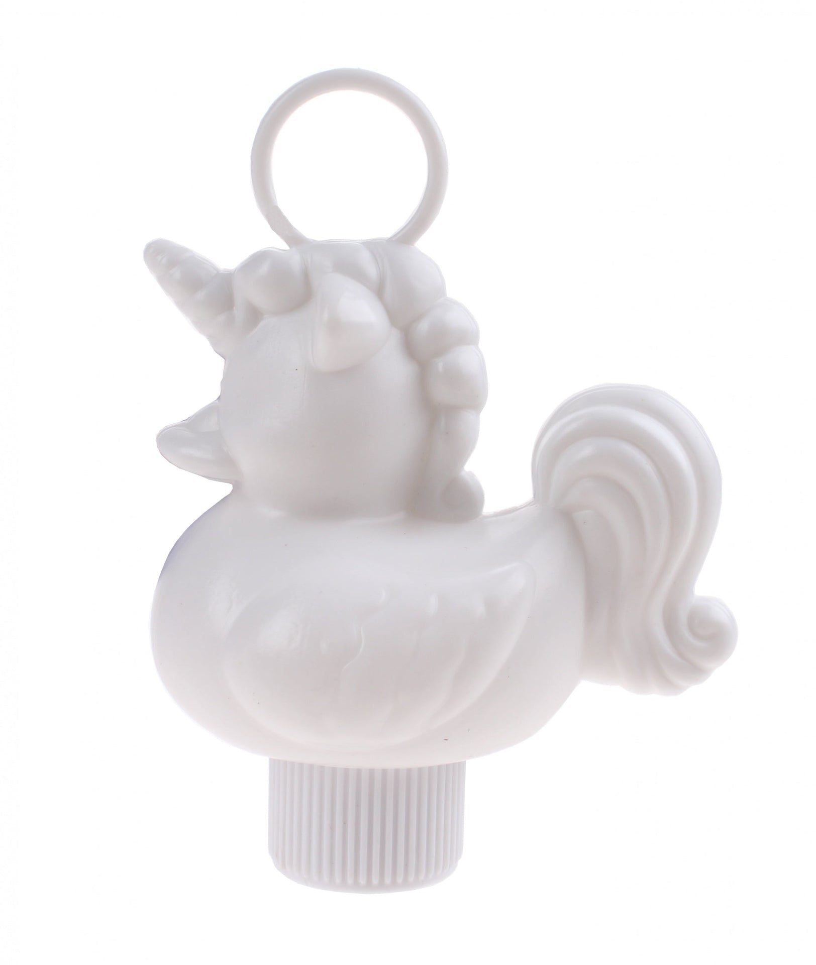 White Unicorn Fishing Duck