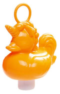 Orange Unicorn Fishing Duck