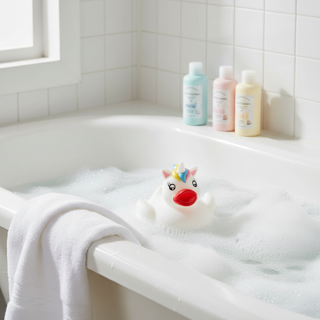 Anatra da bagno unicorno