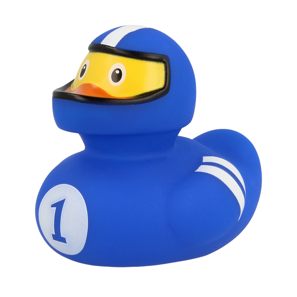 Canard Pilote de Course Bleu