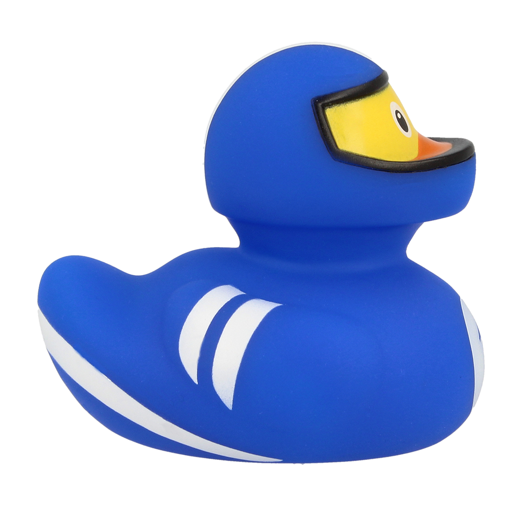 Canard Pilote de Course Bleu