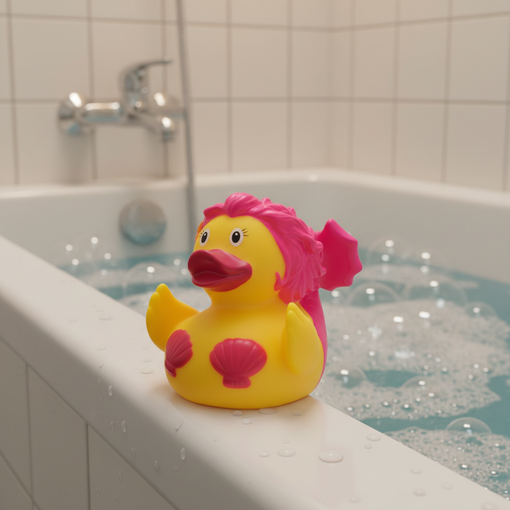 Pink Mermaid Duck
