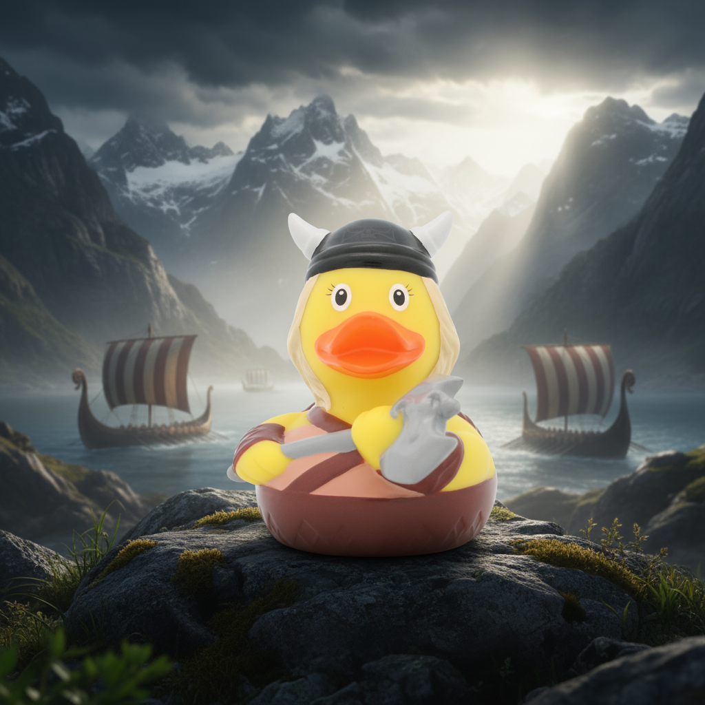 Viking Duck Woman