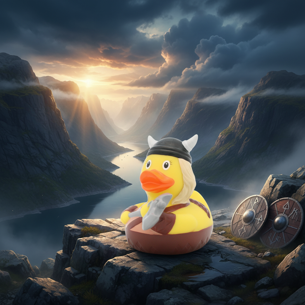 Viking Duck Woman