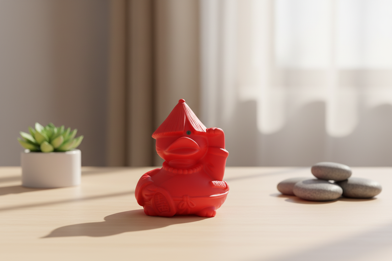 Red Lucky Duck