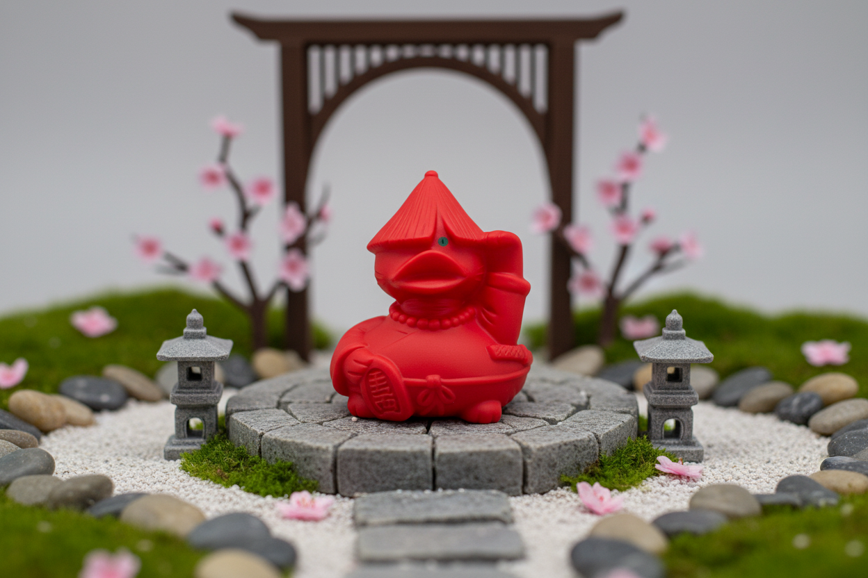 Red Lucky Duck