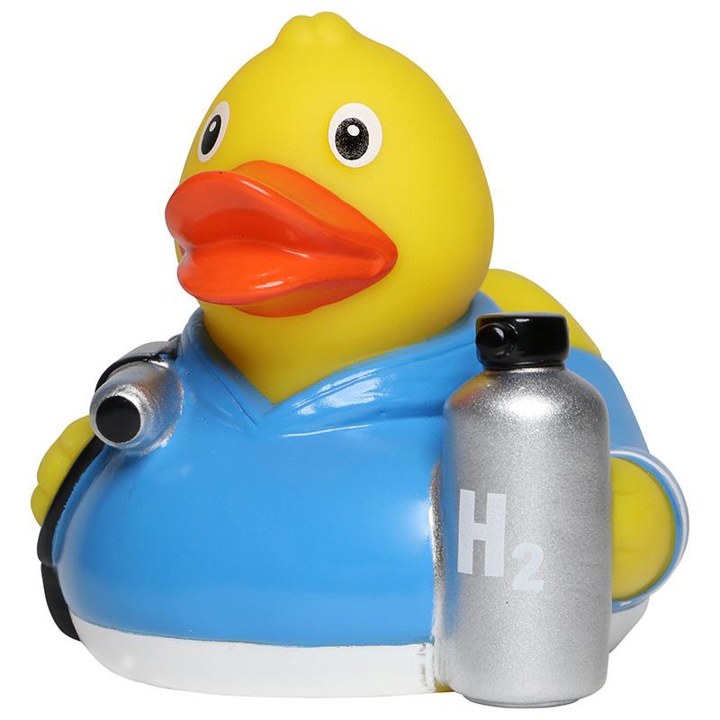 Duck with hydrogen bottle