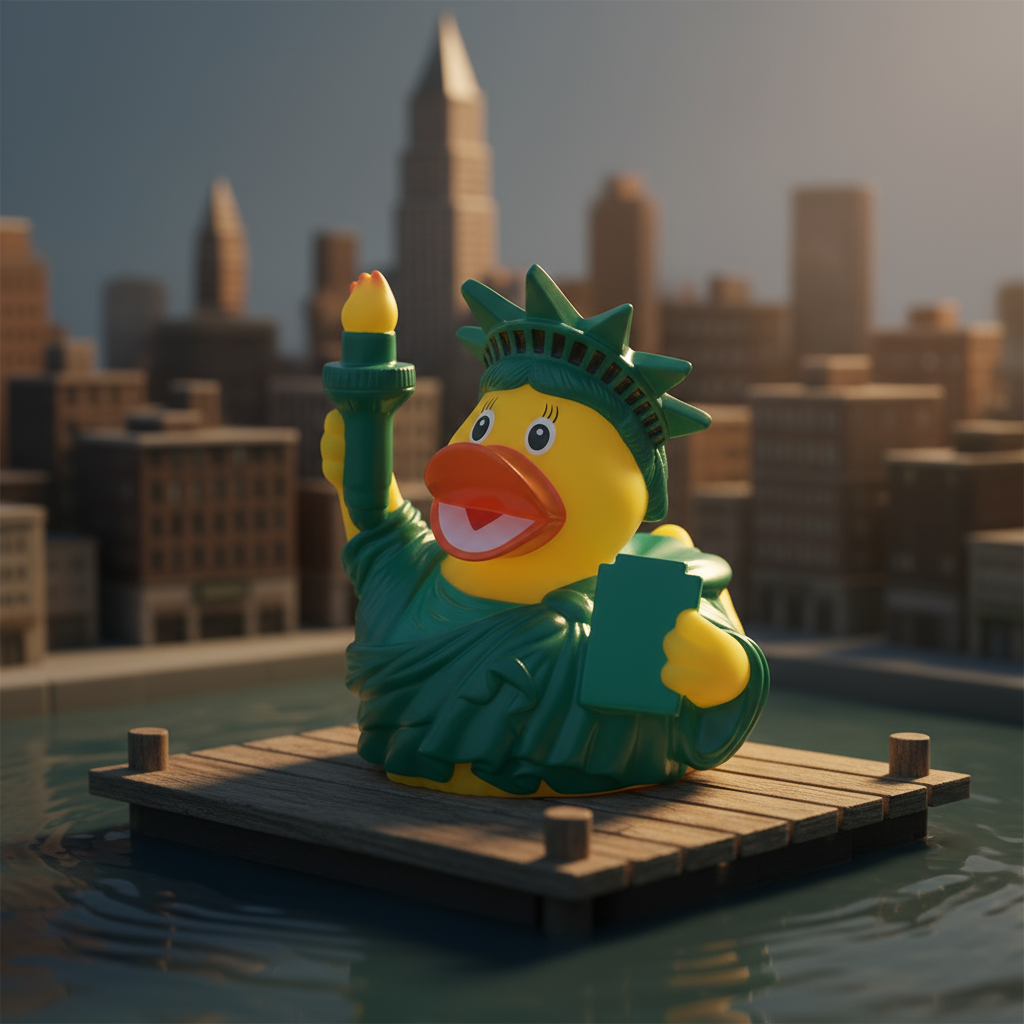 Canard Statue de la Liberté