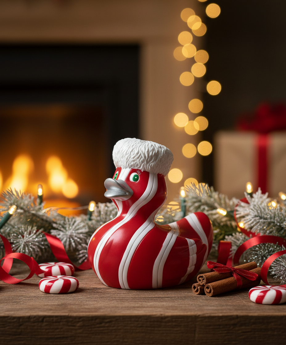 Candy Cane Duck