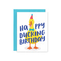 Biglietto d'Auguri Anatra