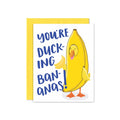 Carte de Vœux Canard Banane