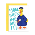 Graduate Duck Greeting Card