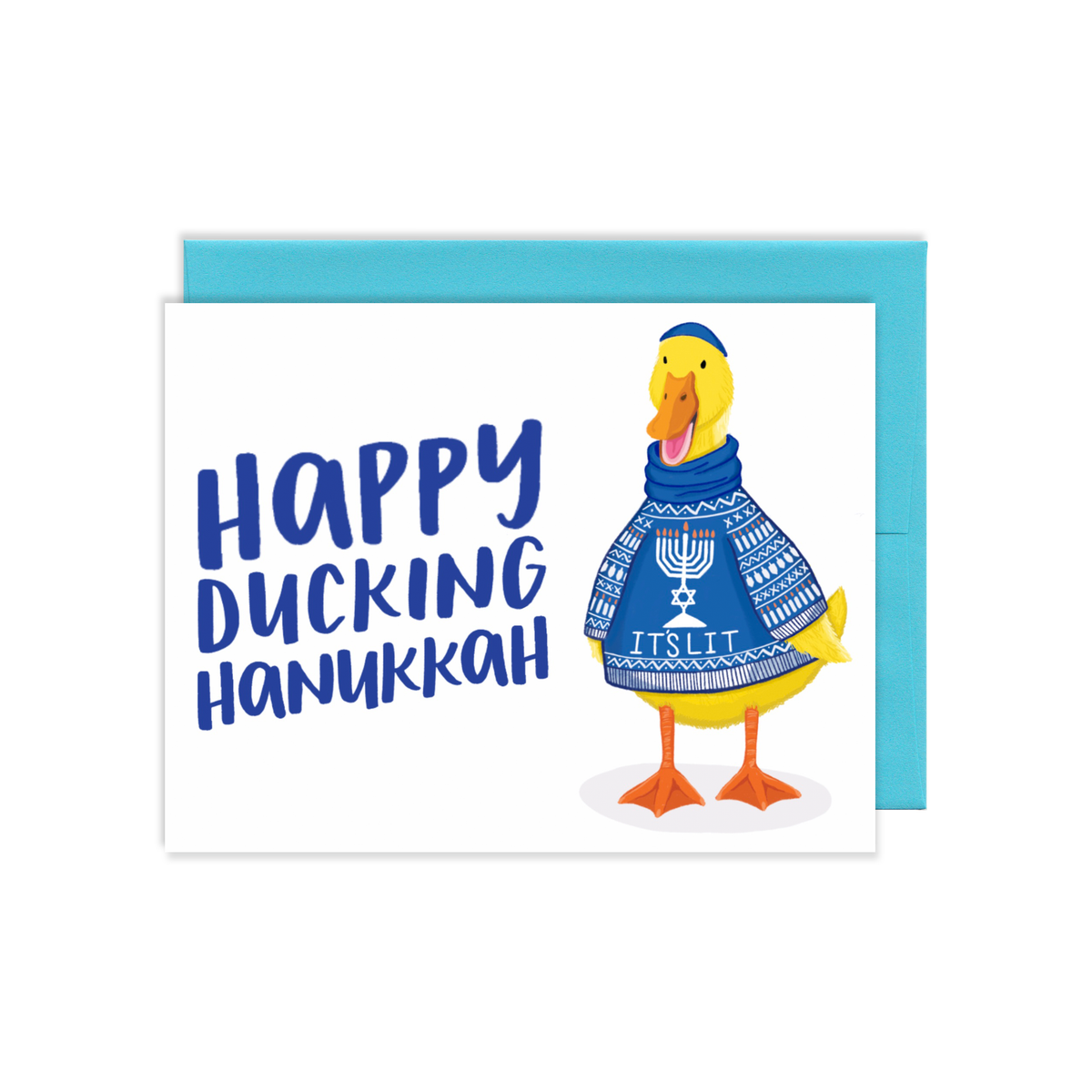 Carte d'Hanoucca Canard – visuel produit