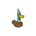 Mallard Duck Birthday Pin
