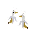 Boucles d'Oreilles Canard Banane