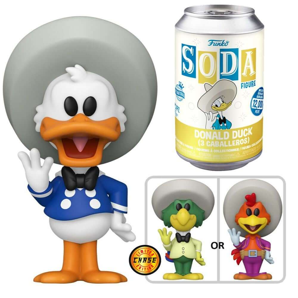 Vinyl SODA Paperino Tre Caballeros