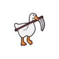 pins canard blanc avec faux cdb