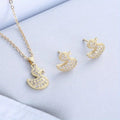 Set Abbinato Collana con Ciondolo e Orecchini Anatra