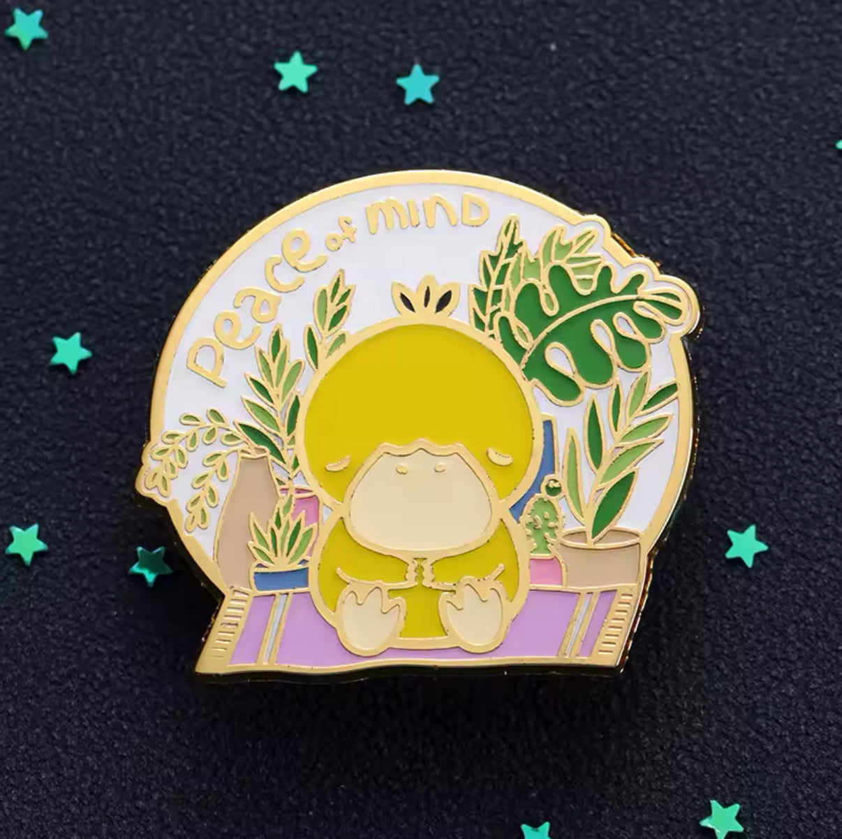 pins canard jaune peace of mind