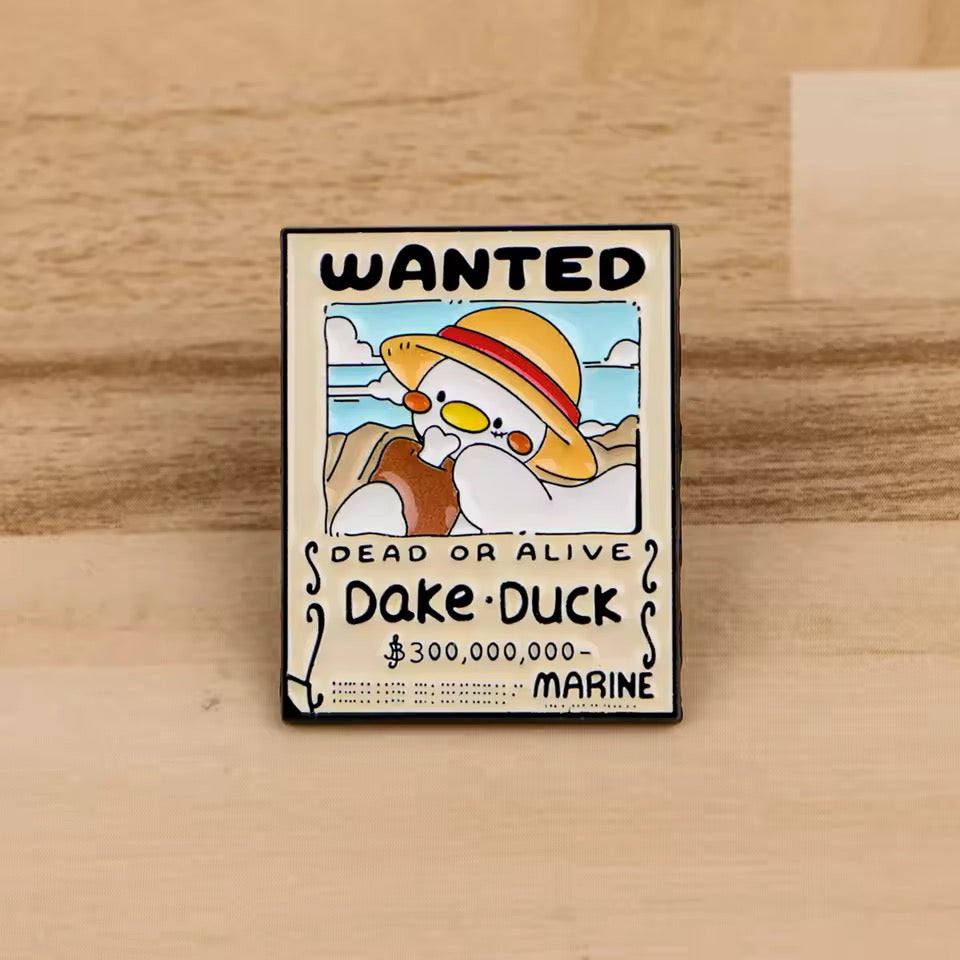 Pin’s Canard Blanc « Wanted »