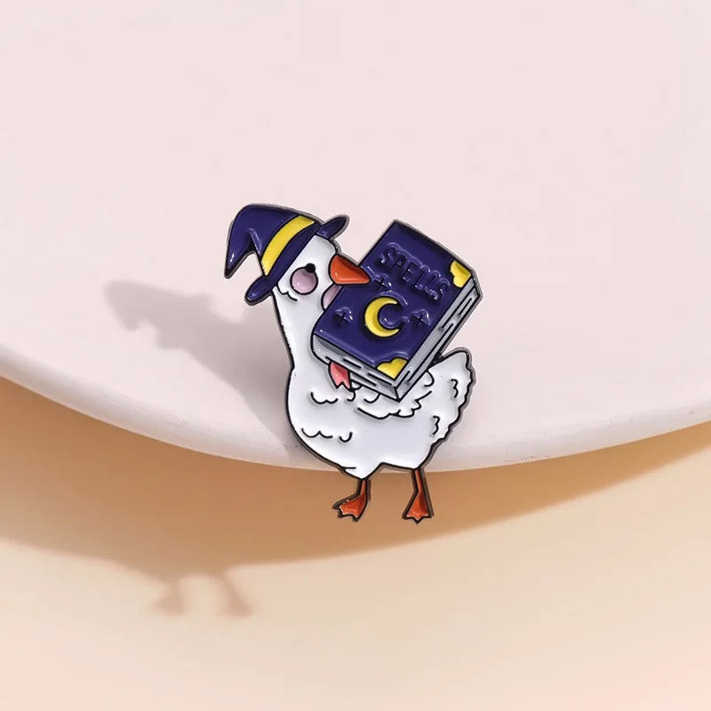 Pin's Canard Blanc Sorcier